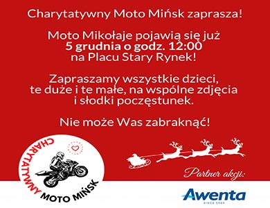 Moto Mińsk zaprasza na Moto Mikołajki