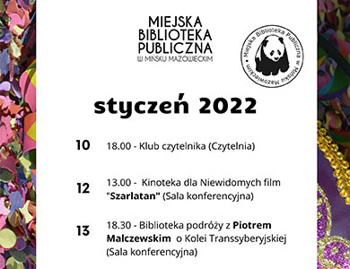 Styczeń w Miejskiej Bibliotece Publicznej