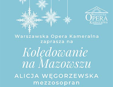 Zaproszenie na koncert "Kolędowanie na Mazowszu"