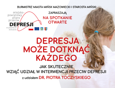 Alians Przeciw Depresji - zapraszamy na wykład dr. Piotra Toczyskiego