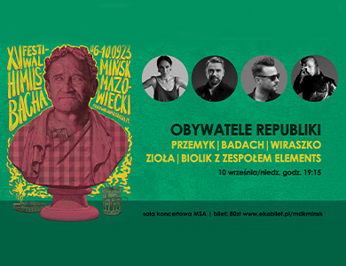 Obywatele Republiki - Przemyk, Wiraszko, Zioła, Badach, Biolik z Zespołem koncert w ramach 15.Festiwalu Himilsbacha