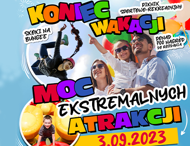 Piknik sportowo-rekreacyjny na koniec wakacji z MOSiR