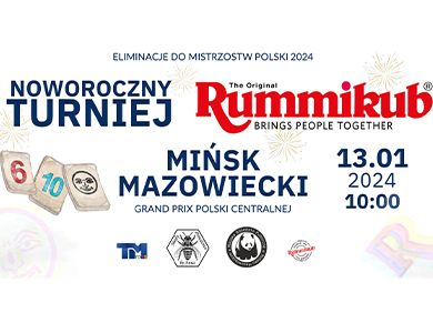 Noworoczny Turniej Rummikub - eliminacje do Mistrzostw Polski 2024