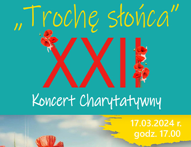 Na morskim tle tytuł "Trochę słońca" XXII Koncert Charytatywny