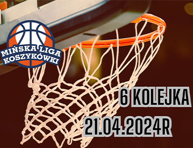 Zdjęcie kosza do koszykówki. Obok napisy.
