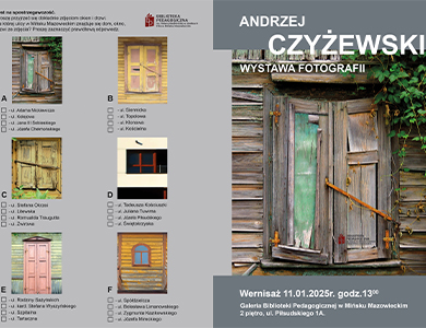 Wernisaż wystawy fotografii "Okna i drzwi"