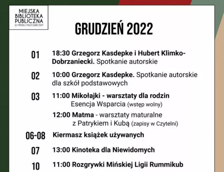 Grudzień w Bibliotece
