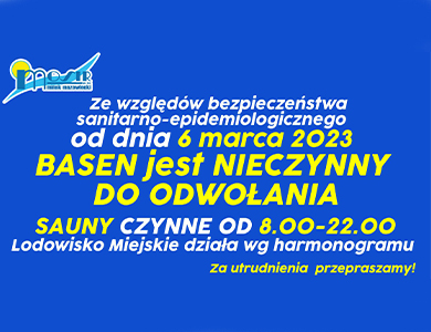 Basen nieczynny do odwołania