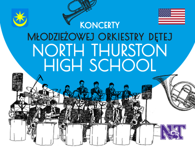 Orkiestra dęta North Thurston High School Band w Mińsku Mazowieckim