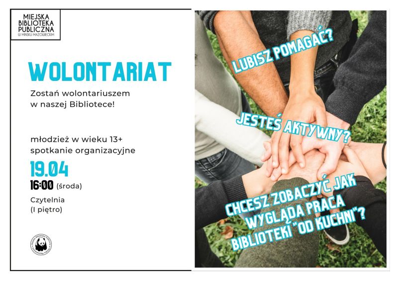 Zostań wolontariuszem w MBP