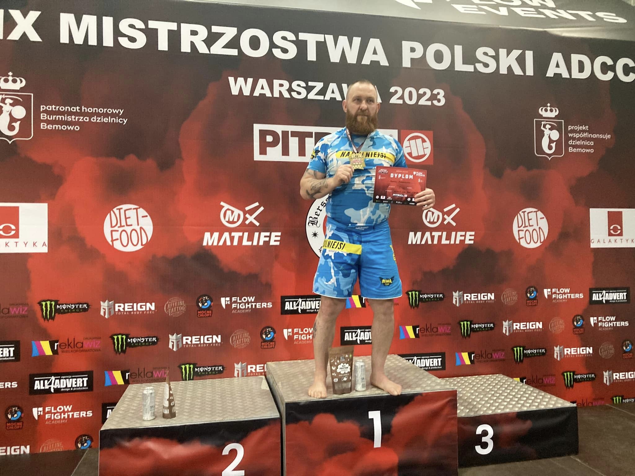 Złoty medal na Mistrzostwach Polski ADCC