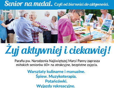 Projekt senioralny "Żyj aktywniej i ciekawiej!"