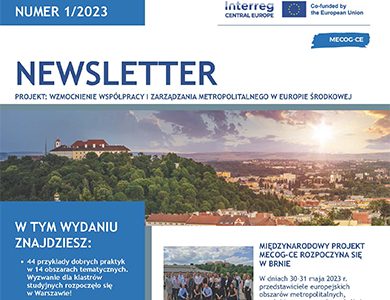 Wycinek newslettera. Zdjęcie wschodu słońca