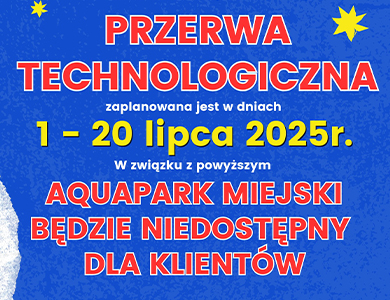 Na niebieskim tle informacje