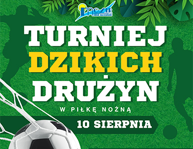 Na zielonym tle informacje