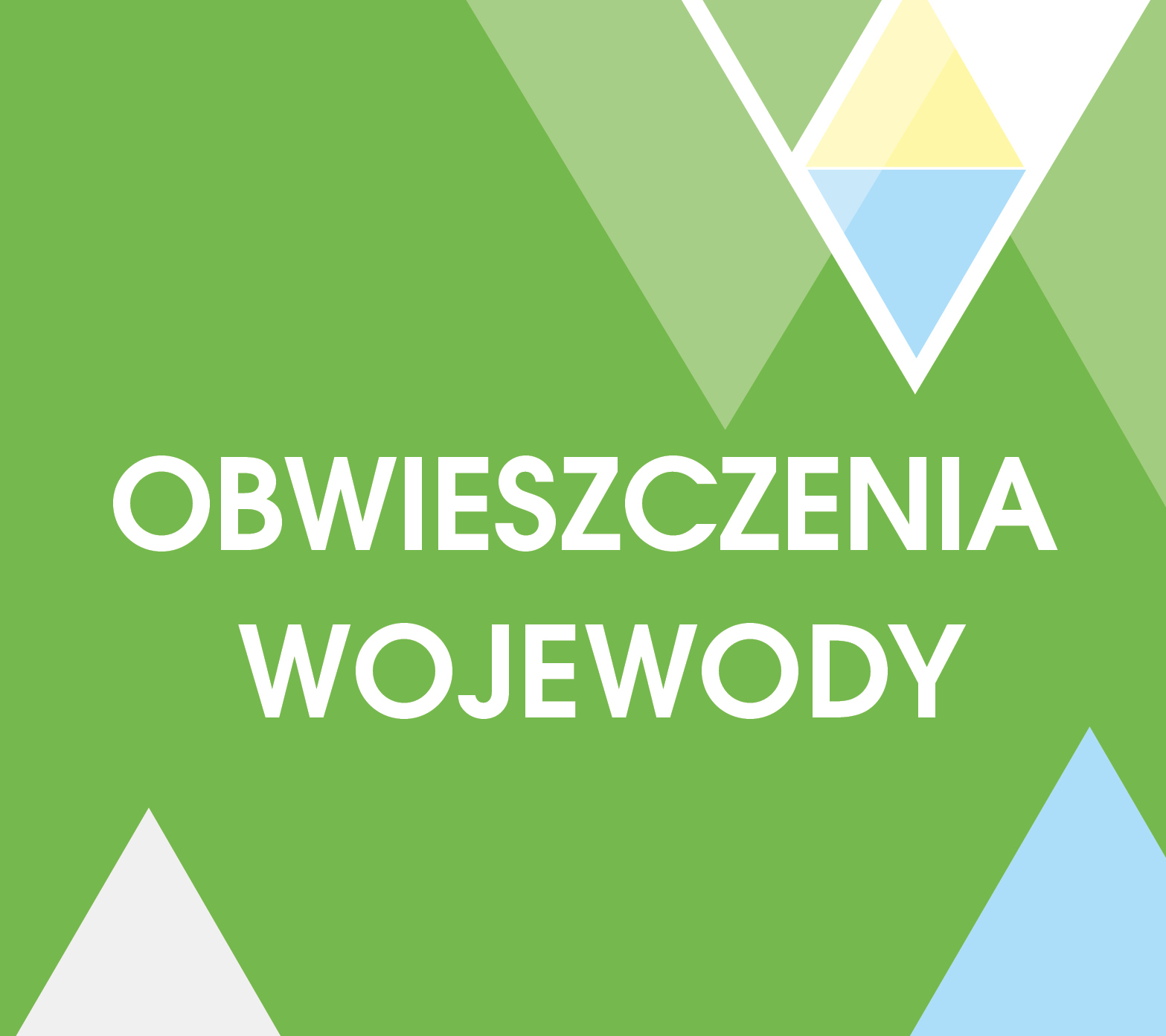 Obwieszczenie Wojewody