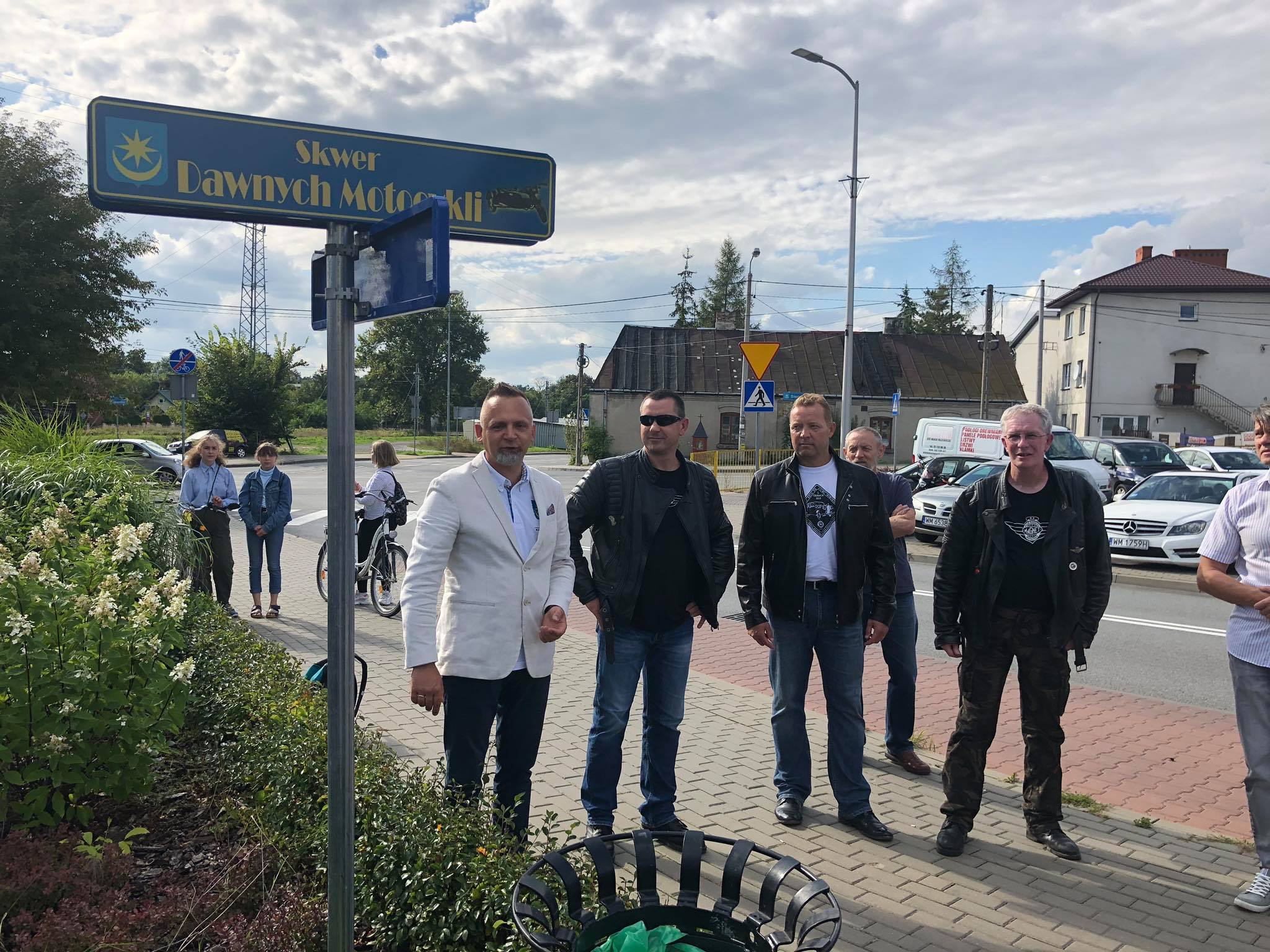 Otwarcie Skweru Dawnych Motocykli