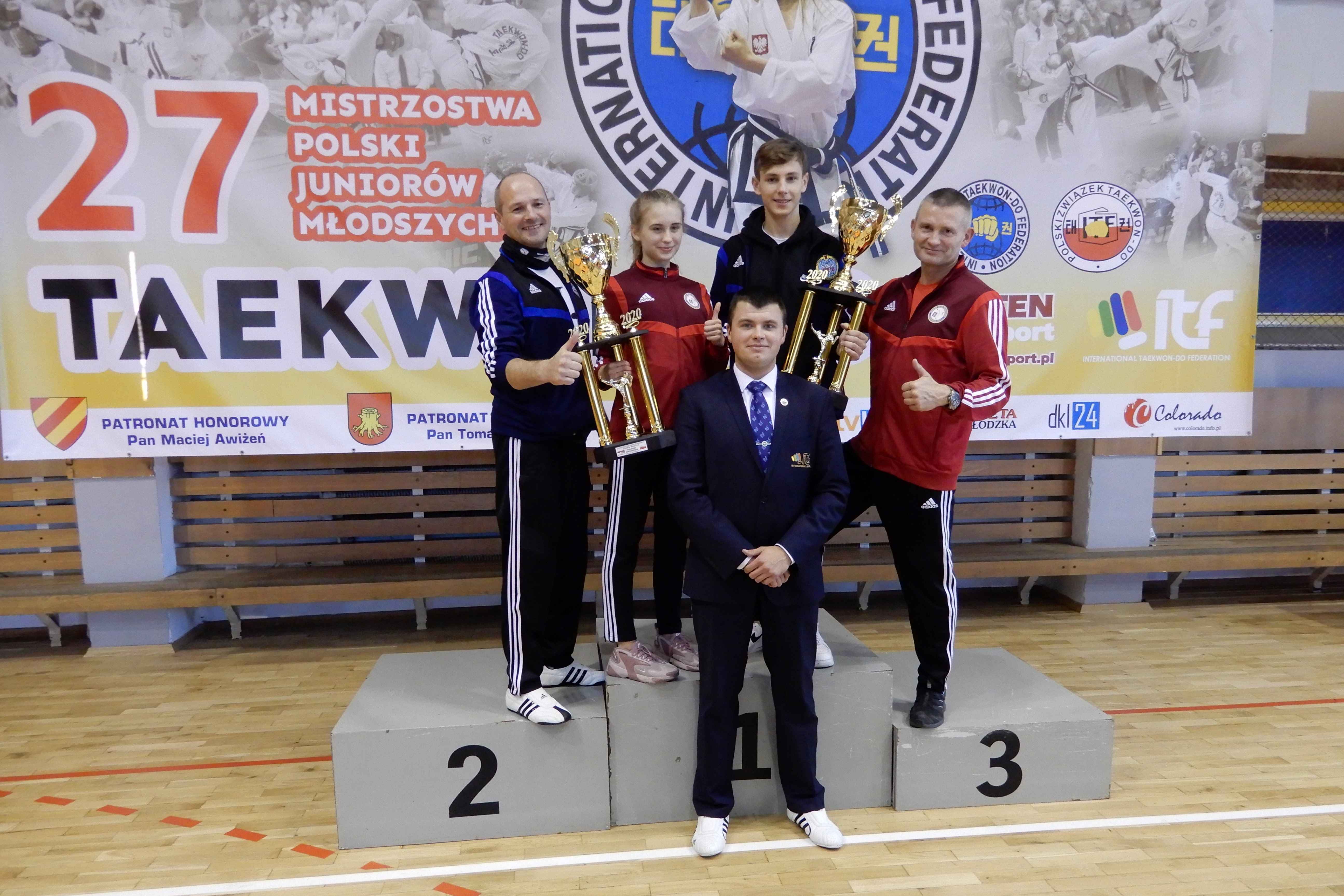 Zawodnicy MKS Taekwon-do sześciokrotnie na podium w Mistrzostwach Polski