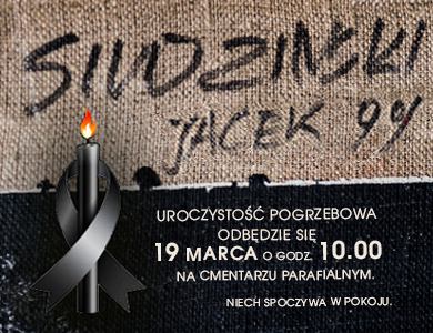 Żegnamy artystę Jacka Siudzińskiego (1957 – 2021)