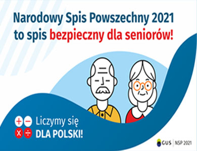 Narodowy Spis Powszechny 2021 – spis bezpieczny dla seniorów