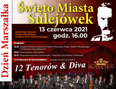 Zaproszenie na Święto Miasta Sulejówek - Dzień Marszałka