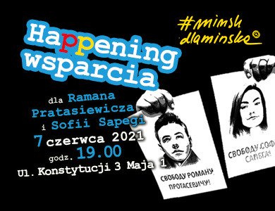 #MinskdlaMinska - happening wsparcia i solidarności z Białorusinami