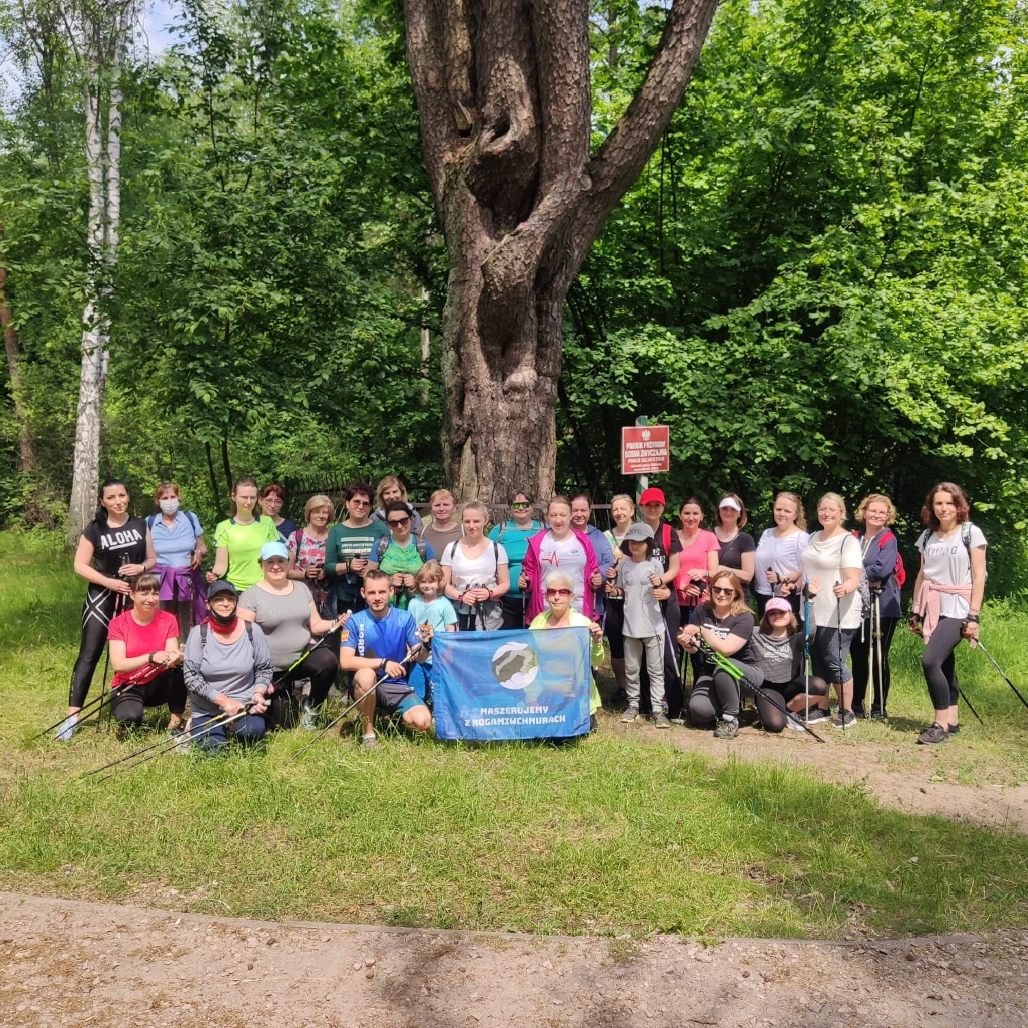 Pierwszy  otwarty trening nordic walking w Mińsku Mazowieckim