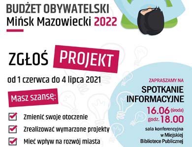 Budżet Obywatelski 2022 - spotkanie informacyjne