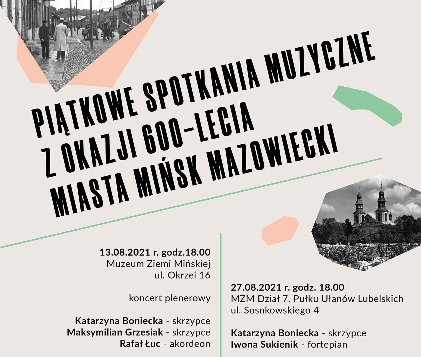 Piąkowe spotkania muzyczne z okazji 600-lecia Miasta Mińsk Mazowiecki