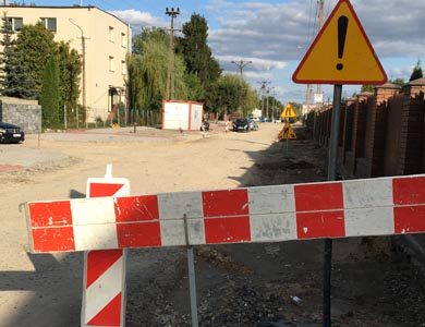 Czasowe zamknięcie ul. Huberta