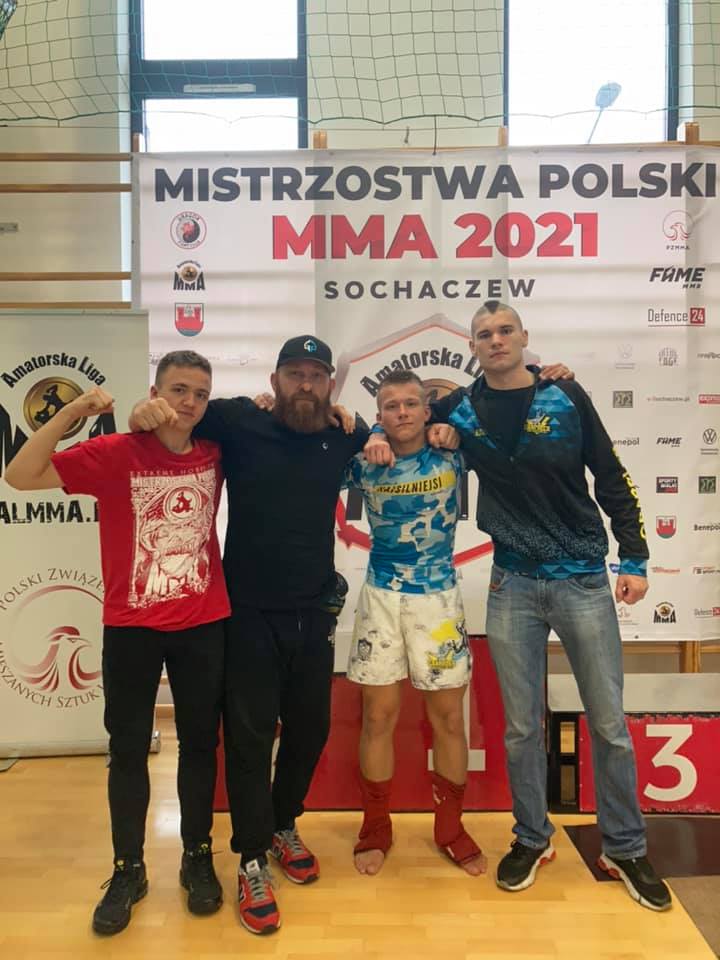 Dwa razy na podium Mistrzostw Polski MMA