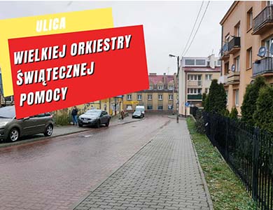 Mamy ulicę Wielkiej Orkiestry Świątecznej Pomoc