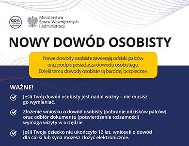 Nowy dowód osobisty - informacje