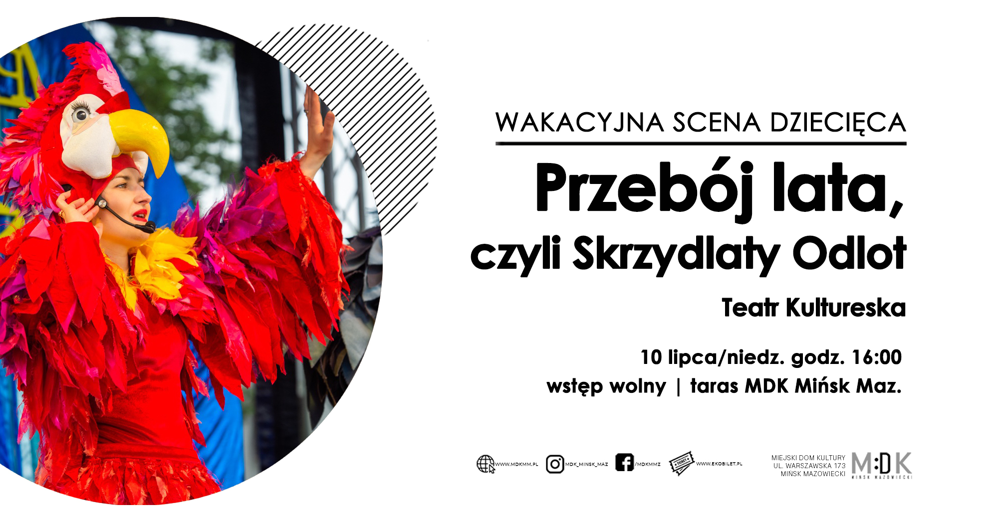 "Przebój lata, czyli Skrzydlaty Odlot" - wakacyjna scena dziecięca/spektakl