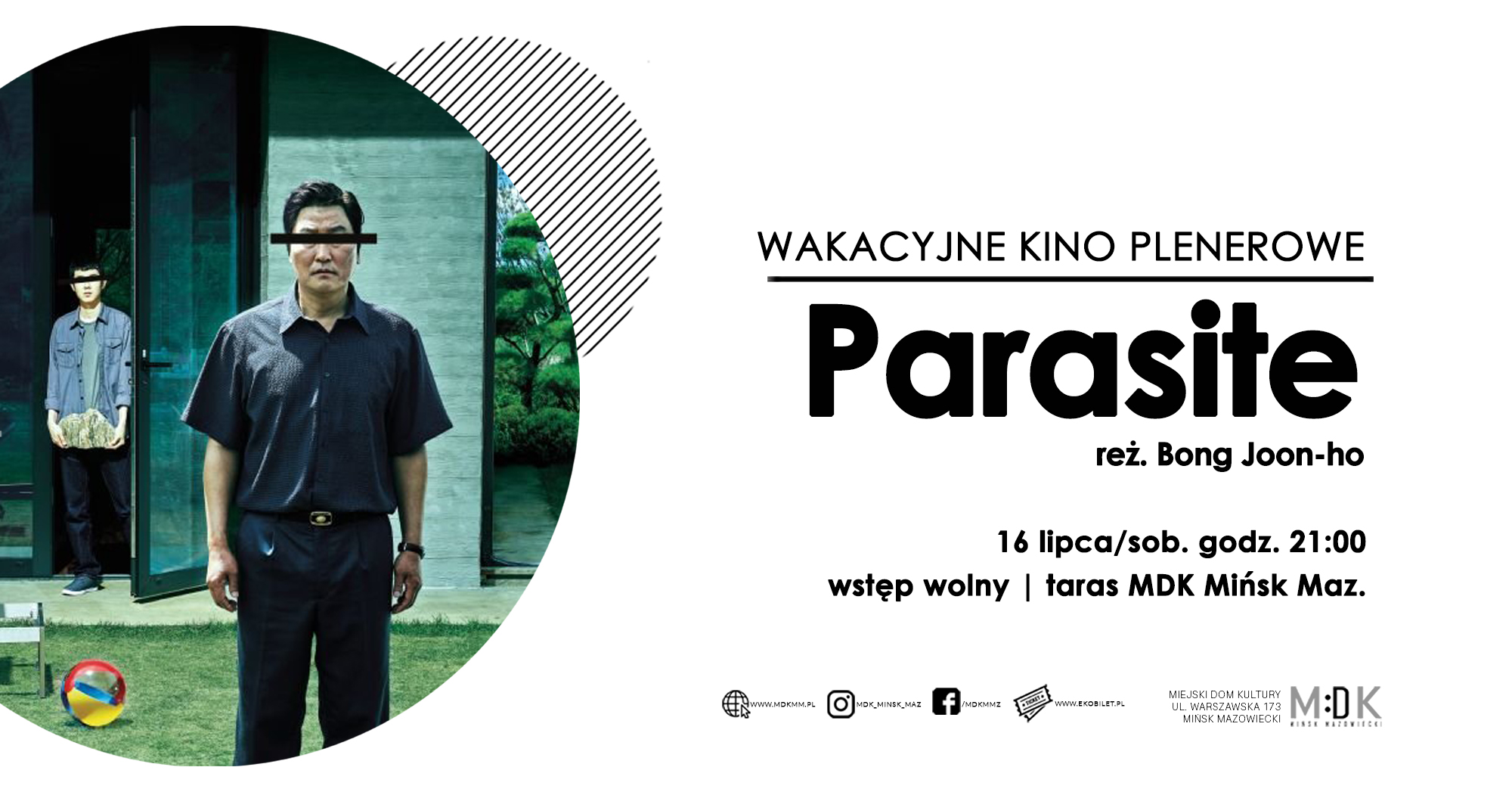 Parasite - wakacyjne kino plenerowe w MDK 16.07.2022