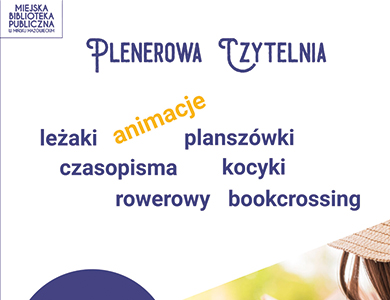 Plenerowa Czytelnia w sierpniu!